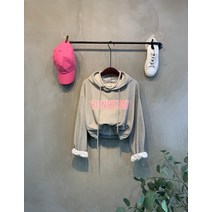 씨샵인더룸 / 에든버러 레터링 밑단 밴딩 후드 티셔츠
