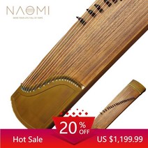 가야금 국악기 연습용 받침 액세서리 가야금 국악기 연습용 받침 나오미 163cm 21 현 nanmu 잘 조각 된 매끄러운 표면 전문 컬렉션을위한 좋은 소리악세서리, 없음