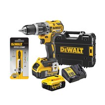 디월트 20V MAX BLDC 충전 햄머 드릴 드라이버 DCD796P2 + 토션비트 DWA13MS 세트, 1세트