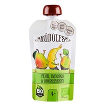루돌프 유기농 과일퓨레 110g 배 바나나 구스베리