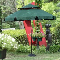 매직코리아 엔젤썬라이트 파라솔+블랙베이스/국산 야외파라솔, 엔젤썬라이트 파라솔_아이보리+블랙베이스
