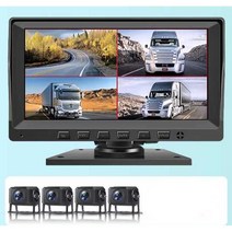 화물차 어라운드뷰 트럭 파노라마 모니터 사각지대, 7인치 64G 카드