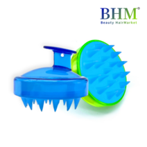 [BHM] 샴푸브러쉬 두피마사지 실리콘브러시 두피클렌징 비듬케어, 레드