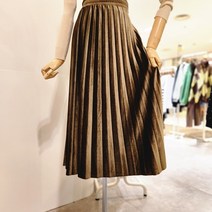 제이케이 벨벳주름플리츠스커트(JMNSK1005B)