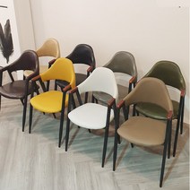 카페의자 업소용의자 인테리어 디자인 까페 철제 의자, 04.비올렛 철제콤비-블랙, 1개