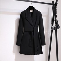 세련된 봄 큰 여성복 배를 가리고 나이를 줄이는 치마