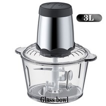 멀티 전기 쵸퍼 고기 마늘 글라인더 분쇄기 식품 초퍼 스테인레스 스틸 푸드 프로세서, c, 03 C