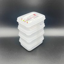 나카야 사각밀폐용기R 100ml 4개세트 전자렌지용용기모음
