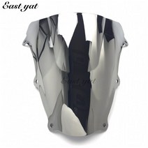 스즈키 바이크 오토바이 더블 버블 윈드실드 윈드 스크린 SV650 2003-2012 SV1000 SV S, 03 Silver