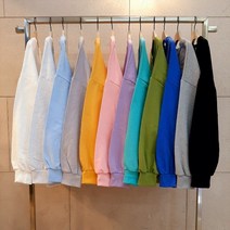 [노멀쉐이크] 남자 봄 맨투맨 남녀공용 쭈리 중학생 고등학생 교복 맨투맨티셔츠 하늘색 보라색 카키색