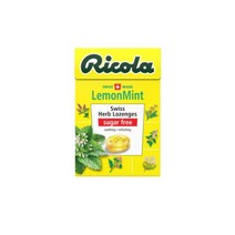 무설탕 스위스 허브캔디 리콜라 레몬민트, 40g, 1개
