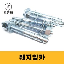 웨지앙카 스텐 STS 철 웻지앙카 앙카볼트 웨찌 천장 M8~M24, 웨지앙카 스텐(STS304), 스텐 웨지앙카 M8 x 65mm(2개), 1개