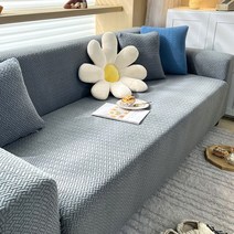 세련된 두꺼운 탄성 소파 커버 전체 가방 미끄럼 방지 Guifei 팔걸이 쿠션 유니버설 1/2/3/4 인용, 13 다크 그레이_04 XL (235-300cm)