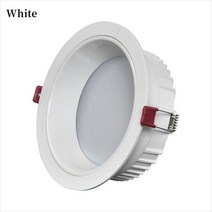 LED Ceiling Round Patch Downlight Dimmable Recessed LED Ceiling Light Spot Light Bulb Indoor Lighting, 01. White, 12. 18W Dimmable, 01. Warm White 3000K
