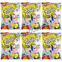 노벨 슈퍼 레몬 캔디 88g, 6개