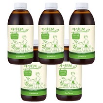 [이엠코라존] 자연EM (500ml) 5개 활성액 원액 자연탈취제 쌀뜨물발효액, 500ml*5