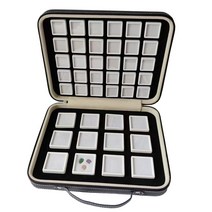 목걸이 보석함 악세사리 보관함 귀걸이 반지 흰색 3cm/4cm 보석 상자 보관 가방 다이아몬드 디스플레이 쇼 케이스 돌 포장 휴대용 사각형