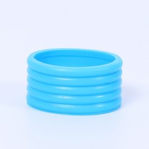 배드민턴라켓 배드민턴채 5pcs 신축성 테니스 핸들 고무 링 테니스 밴드 그립 테니스 밴드 오버 그립, 푸른