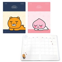5500 카카오프렌즈 먼슬리 플래너 월간플래너, 라이언