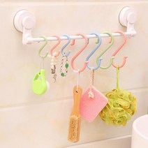 플라스틱 S자고리 후크걸이 소품걸이 가방걸이 월고리, 소