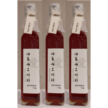 [양구민들레] 내몸애 오미자 냉침추출원액 국내산 100% 320g 3병 묶음