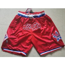 NBA 바지 1991 ALLSTAR 레드 농구팬츠 헬스반바지 B122