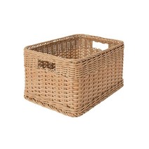 이케아 수납바구니 라탄 25x35x20cm 잡화 소품 빨래 보관