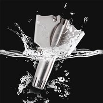 수동형 클릭 코털정리기 코털제거기 스테인레스, 1+1개