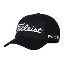타이틀리스트 골프 모자 투어 메쉬캡 HJ2TSMLXL, 블랙×화이트