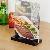 |+HAPPY+|자석액자 T자 검정 150x210mm 메뉴판 디스플레이 pop 명패 명판 가격표 DP 자석 액자 메뉴판 pop 명패 명판 인테리어 소품 DP 전단지 가격표 카페 식당 DP 디스플레이 디피|+COMFY+|, [>본상품선택<]