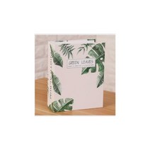 100 포켓이 있는 케이스 6X4 인치 아트 사진 앨범 슬립인 케이스-가족 친구 추억 책-녹색 잎, 3