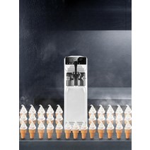 소프트 아이스크림 기계 메이커 저소음 카페 업소용, 데스크탑 표준 모델 약 320장