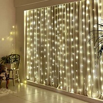 LED 커튼조명 거실 조명 usb 리모컨 사운드 인테리어 줄조명 라인조명, F8.사운드300구_멀티컬러