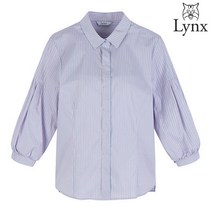 링스골프 링스 여름 여성 컬러 S/T 퍼프 셔츠 L2102JS282_BL