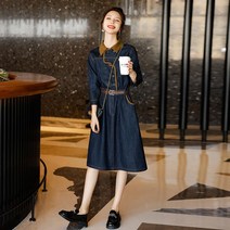 데님 원피스 청스커트 올봄엔 청 캐주얼 신입생 소풍 나들이 요즘 여행 복고 레트로 발랄