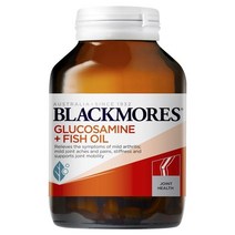 Blackmores Glucosamine Fish Oil Joint Health Vitamin 블랙모어스 글루코사민 피쉬 오일 조인트 헬스 비타민 90 정, 1개