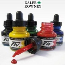 달러로니 FW 아크릴 잉크 29.5ml 낱개 드로잉 애니메이션 / 옵션선택, 663 Yellow Ochre