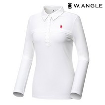 *본사직영* [와이드앵글] 여성 스터드장식 솔리드 티셔츠 WWU17235W1