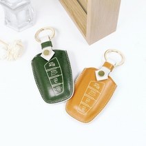 신시아몰/ 아슬란 스마트키 니케 가죽 케이스 키링, 네이비블랙