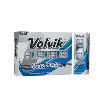 [본사직영] 볼빅 프로 비스무스 Pro Bismuth 브이포커스라인 골프공 화이트 12구 3피스