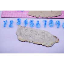 도자기 공예 도구 세트 알파벳 문자 번호 점토 스탬프 Diy 메시지 인감 도자기 세라믹 폴리머 클레이 공예, 한개옵션1, 03 number