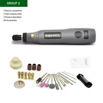 뿌레카 쁘레카 해머 전동 전기 드릴 미니 그라인더 3Speed ​​조정 가능한 조각 펜, PSD-001-24pcs