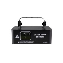 DMX512 500mW 빔 레이저 프로젝터 라이트 홀리데이 스트로브 사운드 무대 조명 RGB 다채로운 3D DJ 장비 디스코 크리스마스 웨딩, CHINA_black | AU 플러그