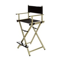 강아지 캠핑 의자 해먹 야외 침대 침낭 높은 알루미늄 프레임 메이크업 아티스트 감독, 샴페인 색상