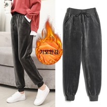 티티웍스 벨벳 기모 안감 조거 트레이닝복 하의