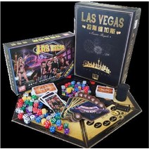 라스베거스 보드 게임 카지노 포커 로얄 에디션 디럭스 파티 주사위 팩, 디럭스 에디션