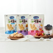 [일동후디스]아이얌 순곡물바 미니 모음전(밀크 딸기 블루베리), 순곡물바 미니 딸기x6