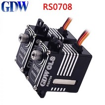 GDW-RS0708 고속 코어리스 모터 메탈 기어 미니 디지털 서보 헬리콥터 고정 날개 RC 모델 로봇 7.5kg 9g 12g 8.4v 0.08s, RS0708-180
