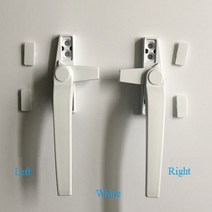 루버창 손잡이 문고리 터닝도어 샷시 루버핸들 샤시 창문 유리문 17, 하얀