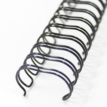 코리아상사 제본용 와이어링 25.4mm 23홀, 01-흑색